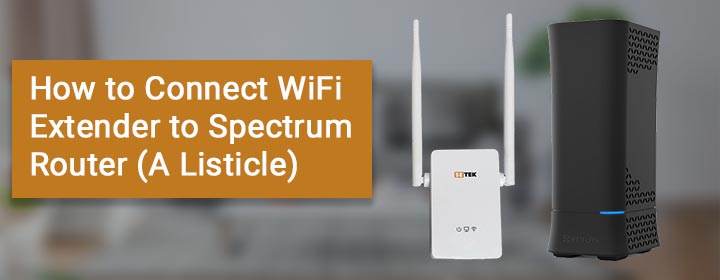 how to connect wifi extender to spectrum router