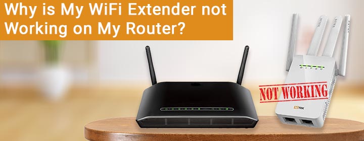 wifi extender not working on router