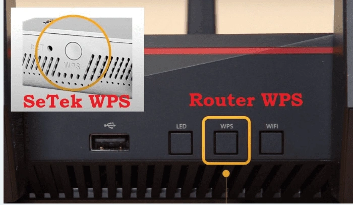 Setek Setup Using WPS Button